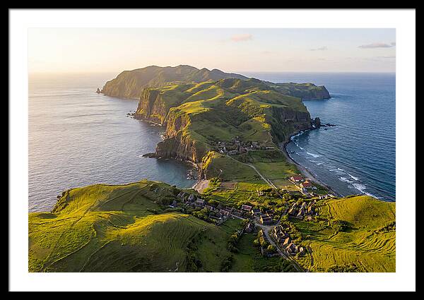 Batanes From Above At Golden Hour