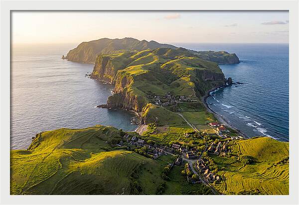 Batanes From Above At Golden Hour