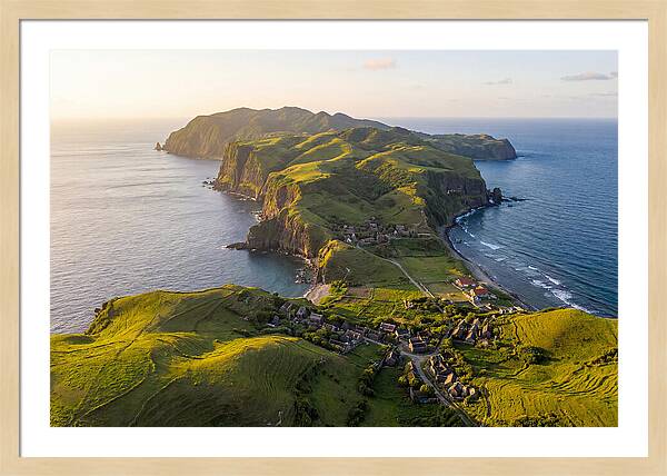 Batanes From Above At Golden Hour
