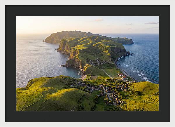 Batanes From Above At Golden Hour