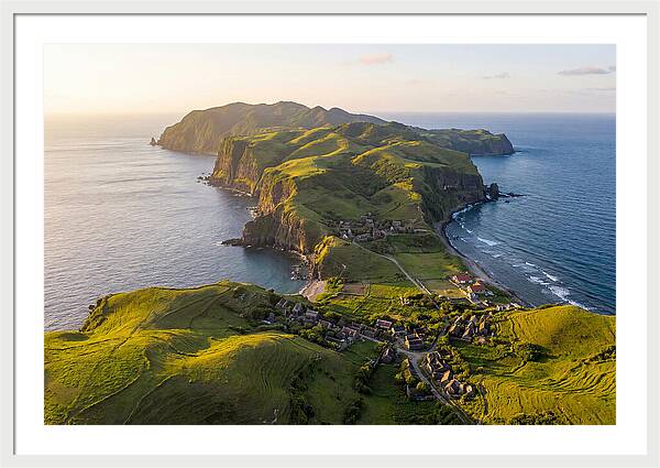 Batanes From Above At Golden Hour