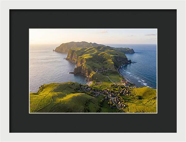 Batanes From Above At Golden Hour