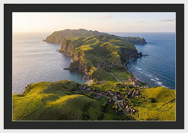 Batanes From Above At Golden Hour
