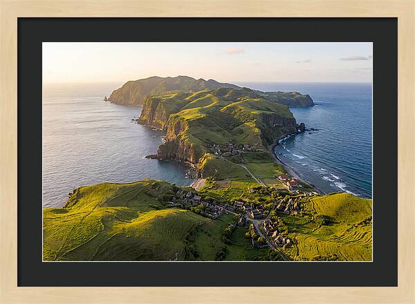Batanes From Above At Golden Hour