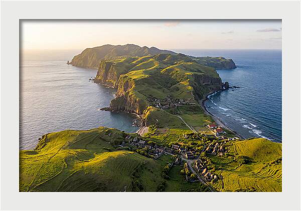 Batanes From Above At Golden Hour
