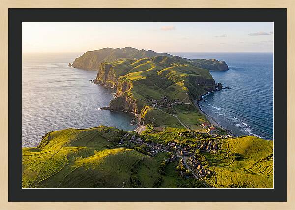 Batanes From Above At Golden Hour