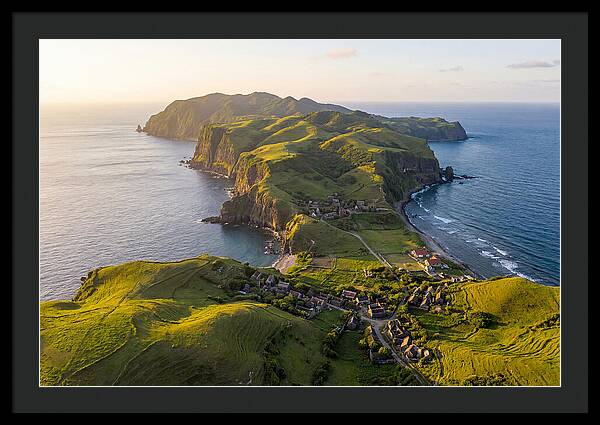 Batanes From Above At Golden Hour