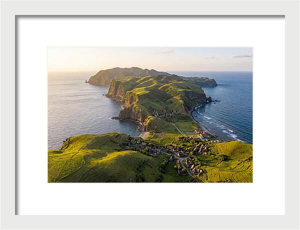 Batanes From Above At Golden Hour