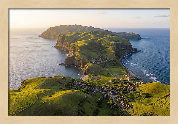 Batanes From Above At Golden Hour