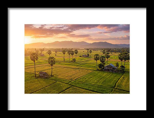 Battambang Countryside At Golden Hour