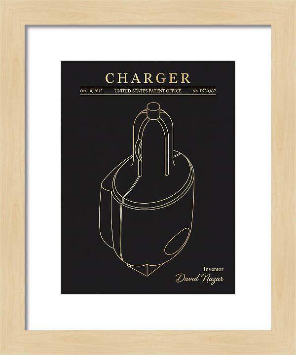 Battery Charger Gold Patent Usd730837s1