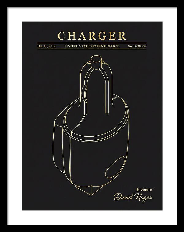 Battery Charger Gold Patent Usd730837s1