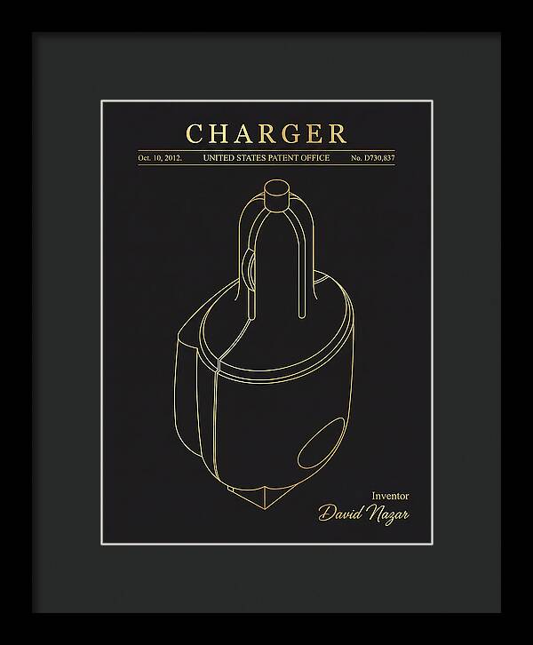 Battery Charger Gold Patent Usd730837s1