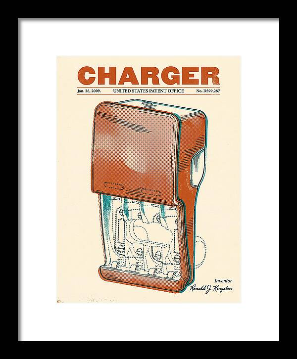 Battery Charger Retro Patent Usd599287s1