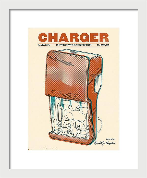 Battery Charger Retro Patent Usd599287s1