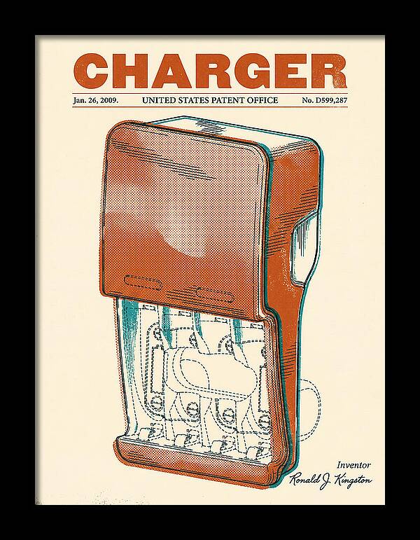 Battery Charger Retro Patent Usd599287s1