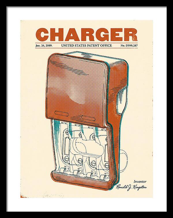 Battery Charger Retro Patent Usd599287s1