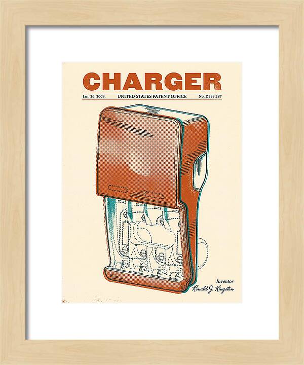 Battery Charger Retro Patent Usd599287s1