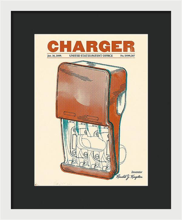 Battery Charger Retro Patent Usd599287s1
