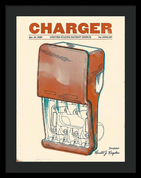 Battery Charger Retro Patent Usd599287s1