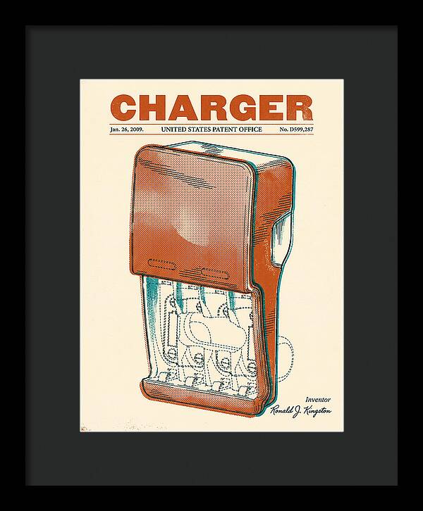 Battery Charger Retro Patent Usd599287s1