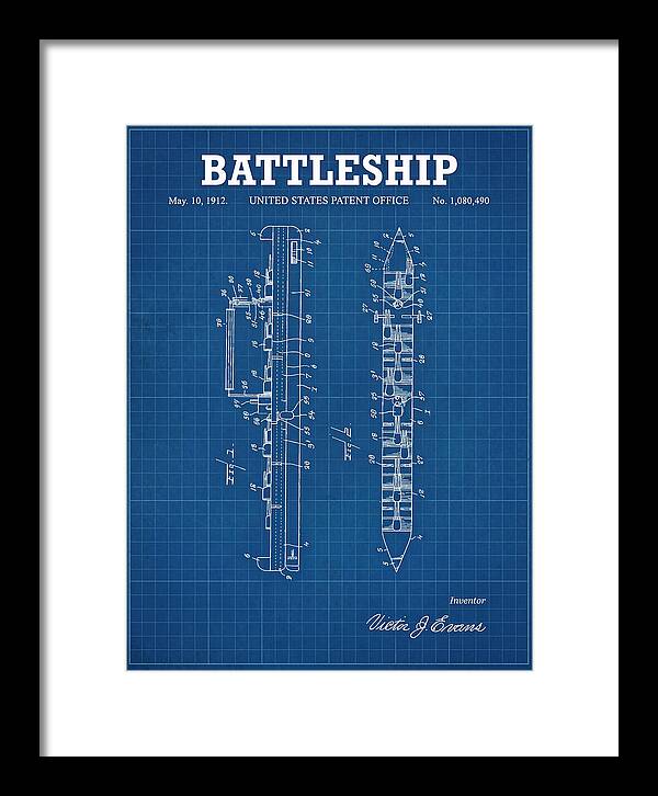 Battleship Blueprint Patent Us1080490