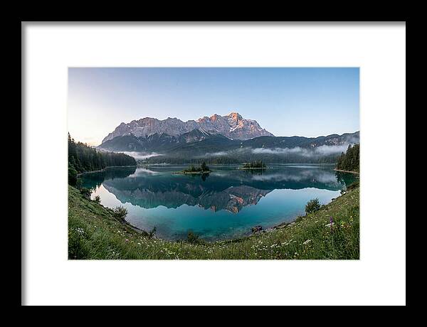 Bavarian Alps Reflected At Dawn
