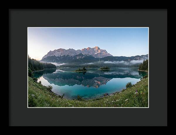 Bavarian Alps Reflected At Dawn