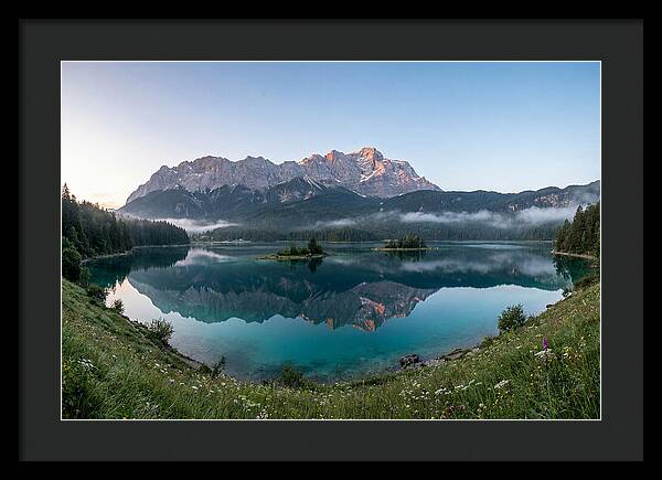 Bavarian Alps Reflected At Dawn
