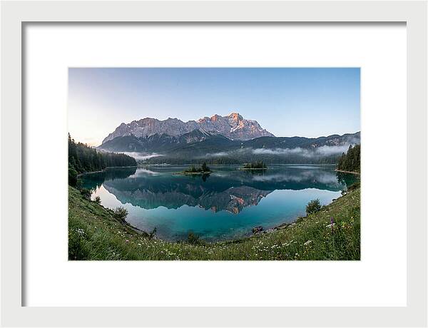 Bavarian Alps Reflected At Dawn