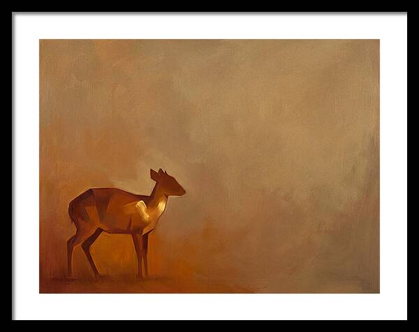 Bay Duiker In Warm Tones