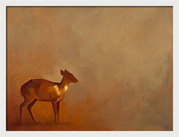Bay Duiker In Warm Tones