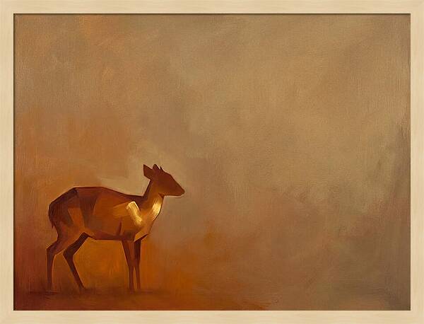 Bay Duiker In Warm Tones