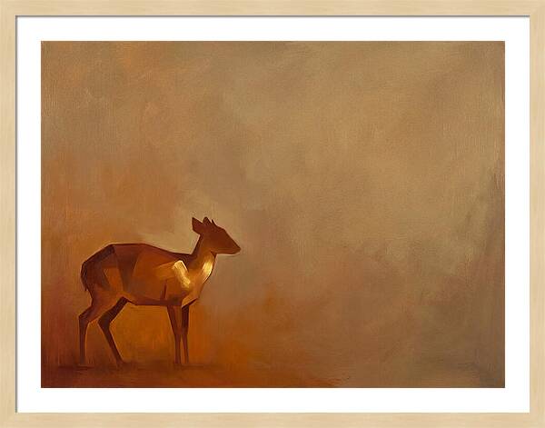 Bay Duiker In Warm Tones