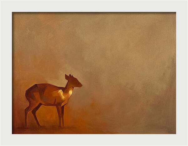Bay Duiker In Warm Tones