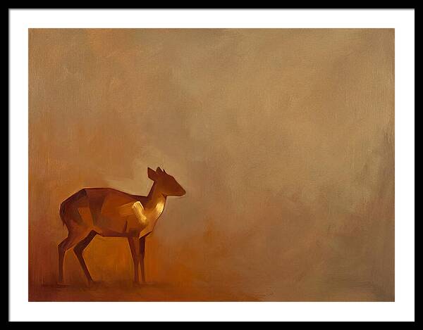 Bay Duiker In Warm Tones