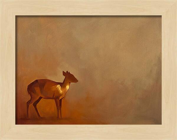 Bay Duiker In Warm Tones