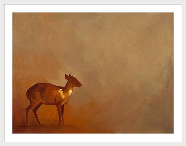 Bay Duiker In Warm Tones