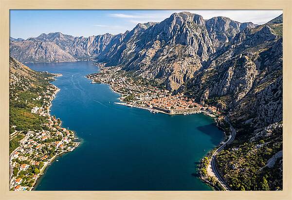 Bay Of Kotor From Above
