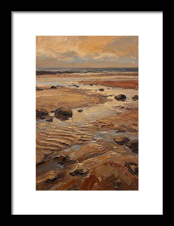 Beach At Extremely Low Tide