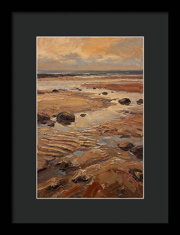 Beach At Extremely Low Tide