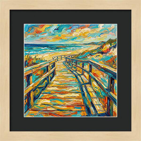 Beach Boardwalk Serenity