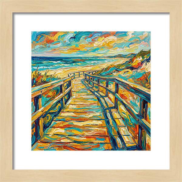 Beach Boardwalk Serenity