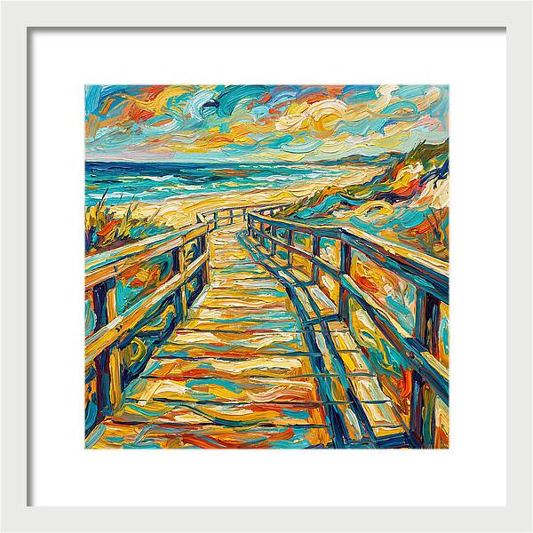 Beach Boardwalk Serenity
