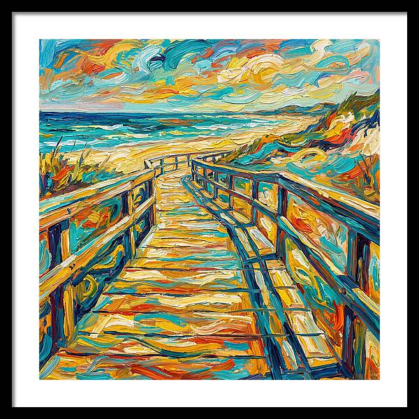 Beach Boardwalk Serenity