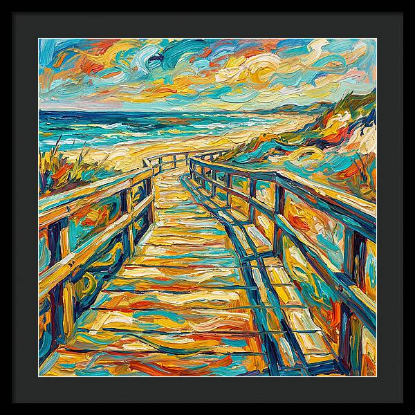 Beach Boardwalk Serenity