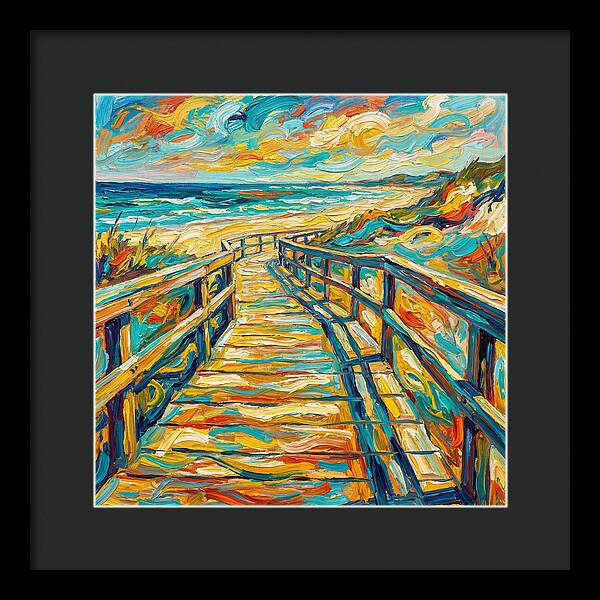 Beach Boardwalk Serenity