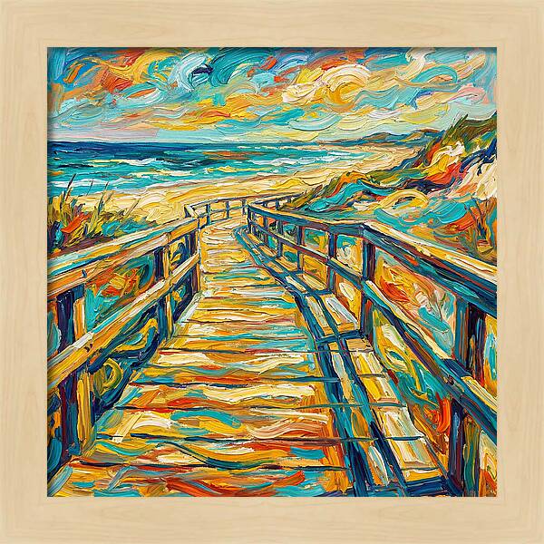 Beach Boardwalk Serenity