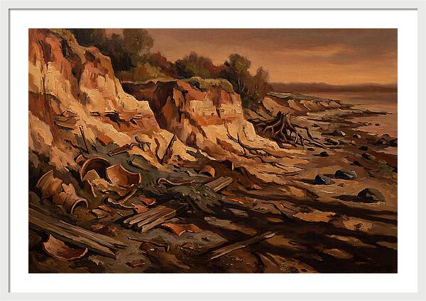 Beach Erosion Revealing Artifacts