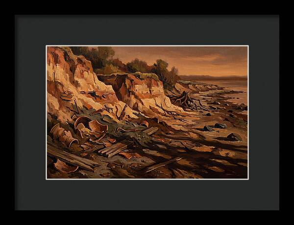 Beach Erosion Revealing Artifacts